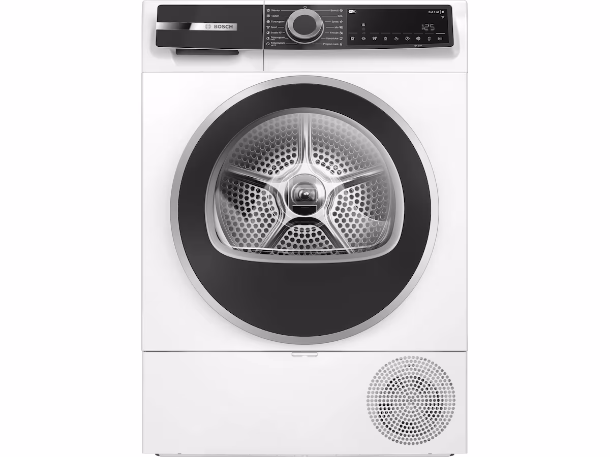 Bosch WQK2420LSN Serie 6 Tørketrommel 9 kg (hvit)