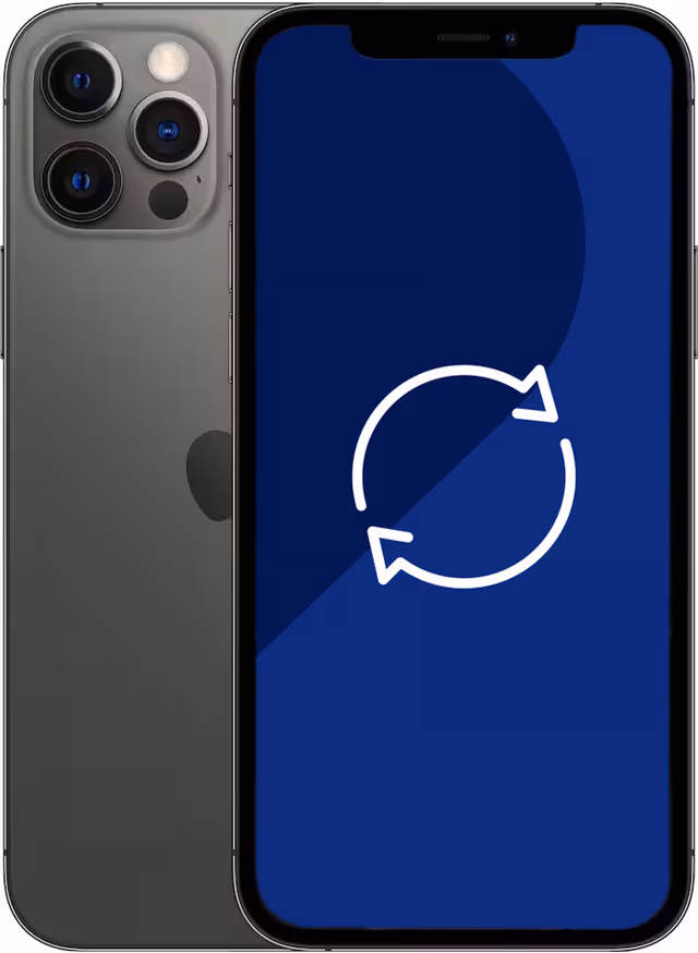 Brukt iPhone 12 Pro - 5G smarttelefon 128 GB (grafitt)