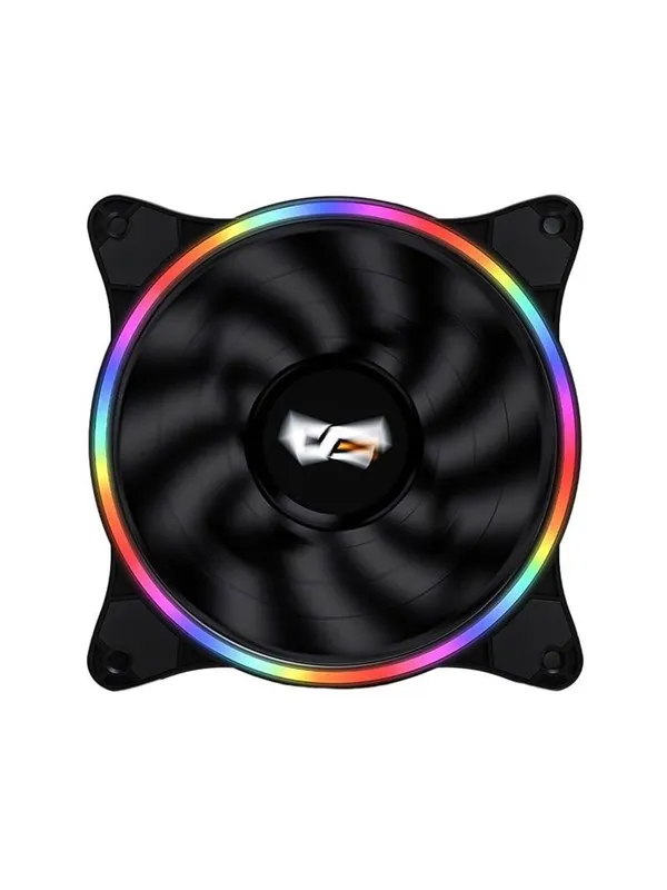 Darkflash Computer Fan RGB D1 (120x120) - Kabinettvifte - 120mm - Svart - 22 dBA