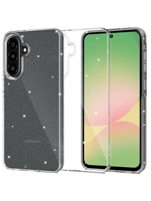 Tech-Protect FlexAir Case for Samsung Galaxy A36 / A37 5G - Clear Glitter