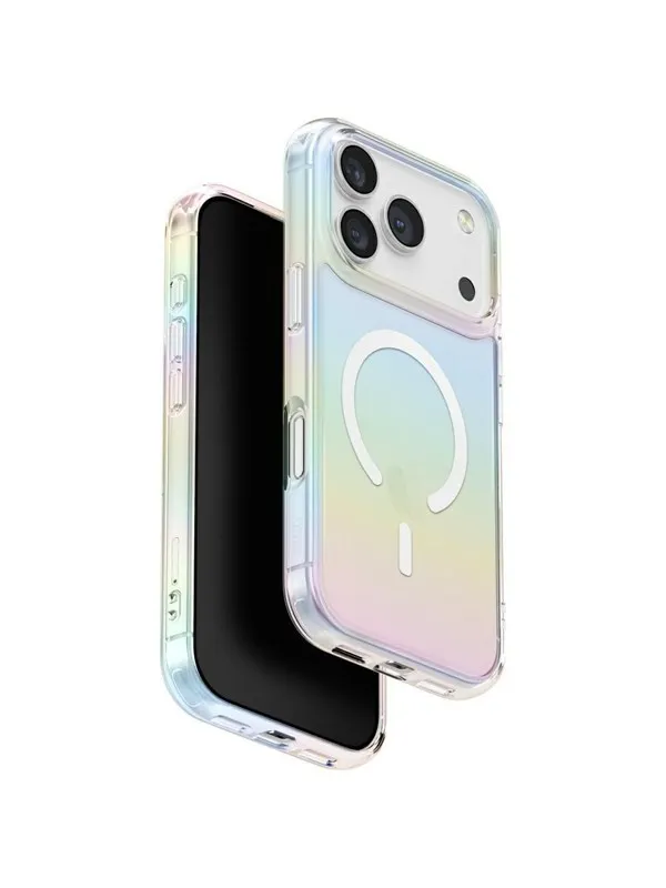 UNIQ Iridescia Case for iPhone 17 Pro Max Magclick Charging - Multicolor