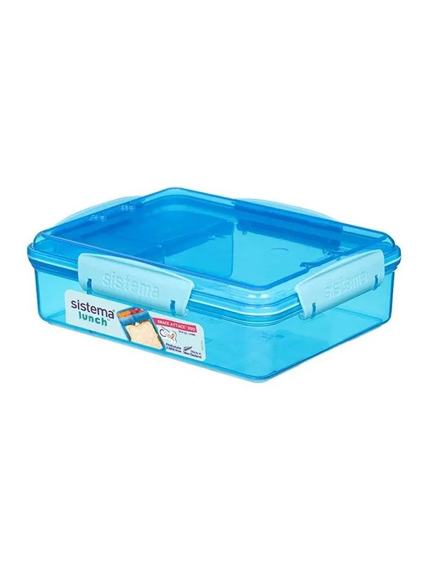 Sistema Snack Attack Duo Lunch 975ml - Blue