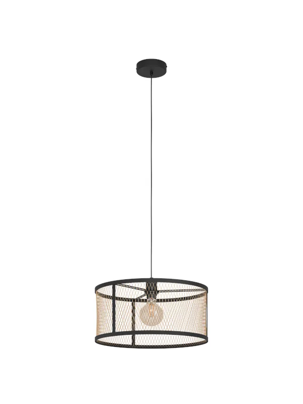 EGLO DELLOW pendant black/brass