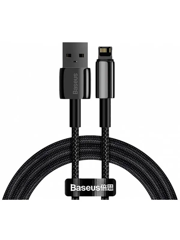 Baseus Tungsten Gold Cable USB to iP 2.4A 1m (black)