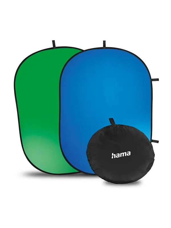 Hama "2in1" Folding Background Green/Blue 150 x 200 cm