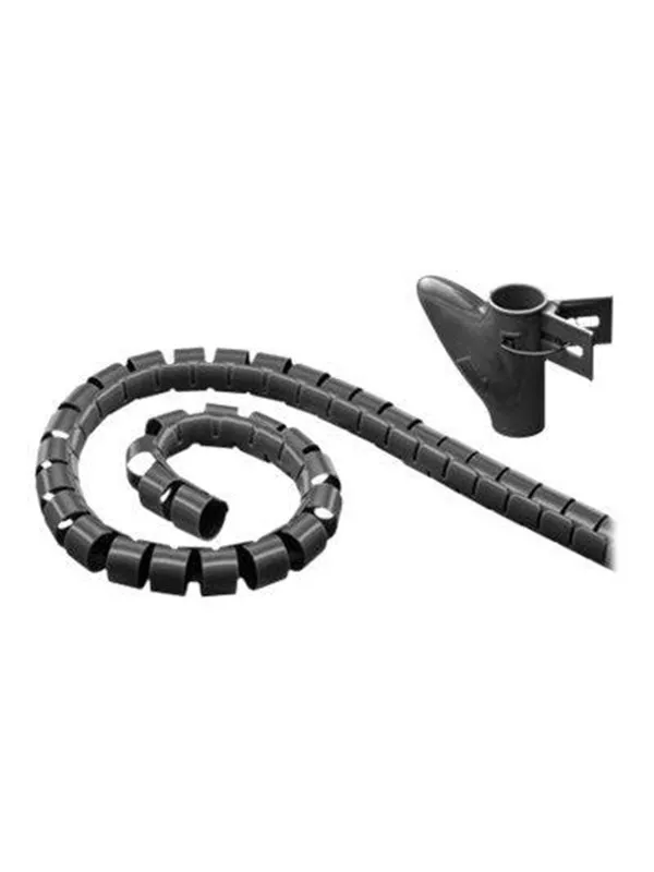 Deltaco Kabel Coiled plast 25mm 2.5m