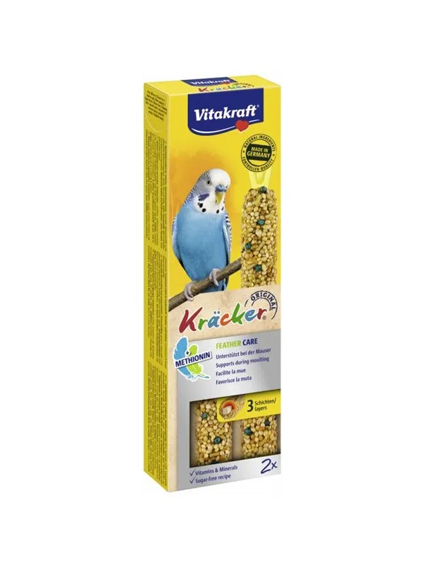 Vitakraft Kräcker Feathercare for budgies - 2pcs 60g
