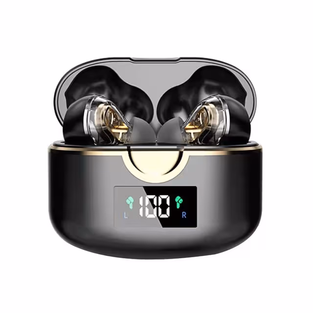 Øreplugger, trådløse Bluetooth 5.0 Double Dynamic Sort