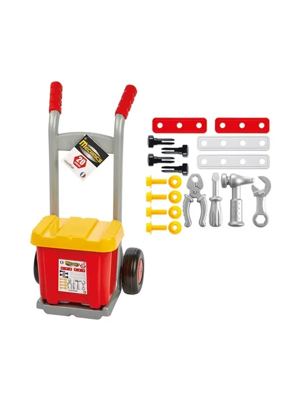 Ecoiffier - Mecanics Hand Truck with Tool Box