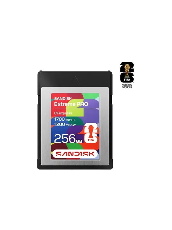 SANDISK Extreme PRO - FIFA World Cup 2026 Edition - flash memory card - 256 GB - CFexpress Type B