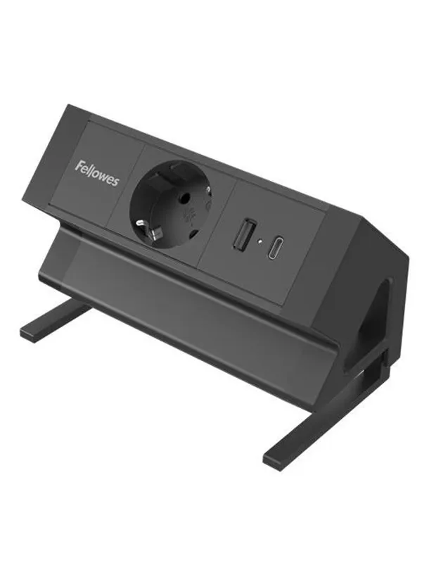 Fellowes Power Desk Type F - Black