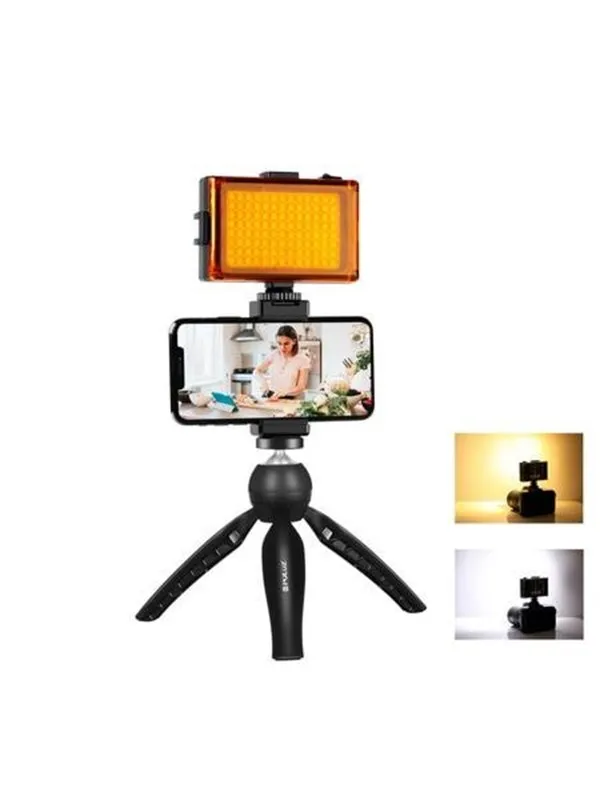 Puluz Live broadcast kit  tripod mount + LED lamp + phone clamp