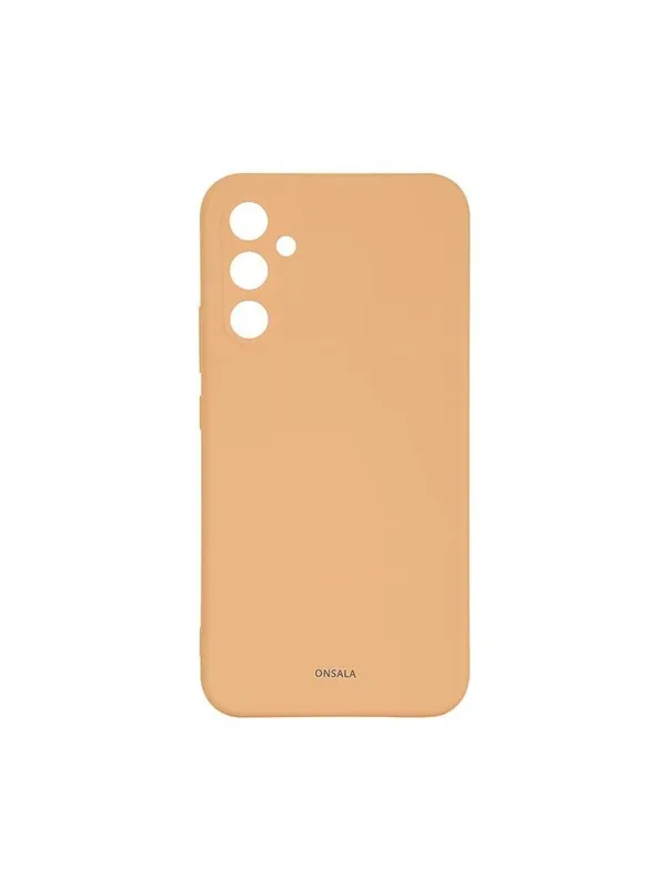 ONSALA Phone Case with Silicone Feel Apricot - Samsung A35 5G