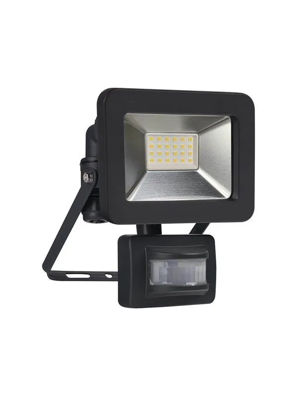 Gripo Floodlight LED 20W with Quick Connector and sensor, Black