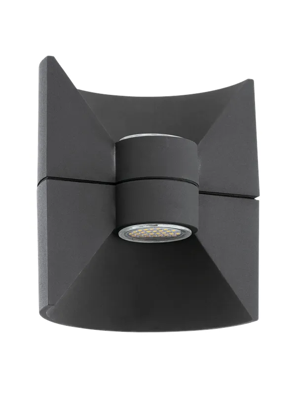 EGLO REDONDO outdoor wall lamp black
