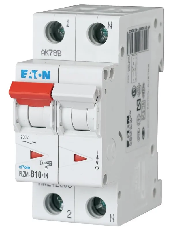 Eaton Plzm-c10/1n-mw - miniature circuit breaker mcb