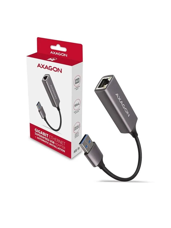 AXAGON Gigabit Ethernet Superspeed USB-A 3.2 Gen 1 External Network Adapter