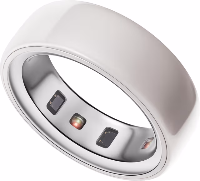 Oura Ring 4 Ceramic smartring størrelse 15 (Cloud)