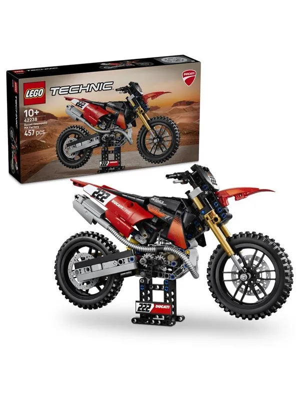 LEGO Technic 42238 Ducati Desmo450 MX Factory-motorsykkel