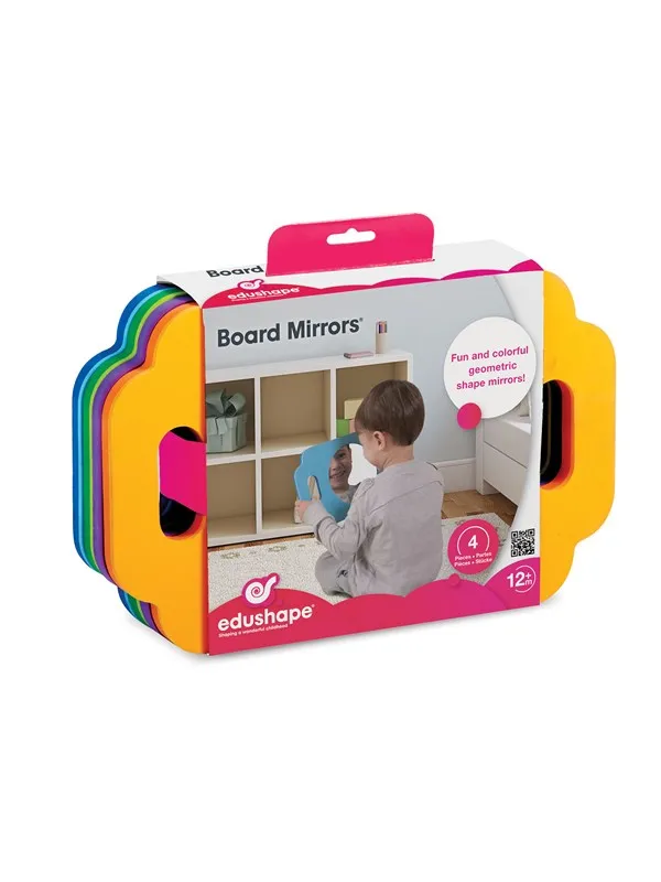 Edushape Spejl m/håndtag til badet 4 stk