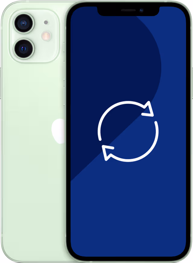 Brukt iPhone 12 - 5G smarttelefon 64 GB (grønn)