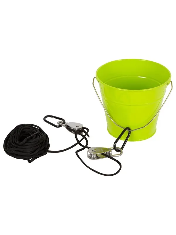 Small Foot - Bucket Green with Pulley