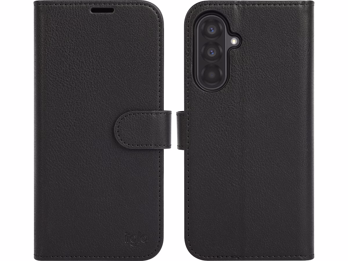 iiglo Galaxy A56 2-i-1 Lommebokdeksel (sort)