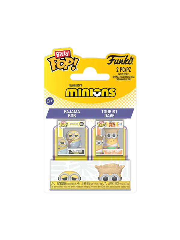 Funko! - Funko Bitty POP 2PK Minions B & D - Figur