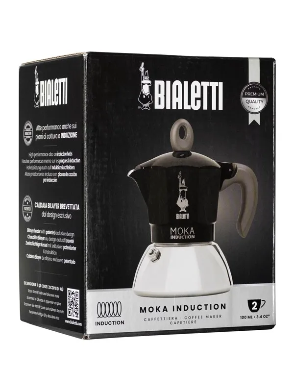 Bialetti Moka Induction 2.0 - 2 cups