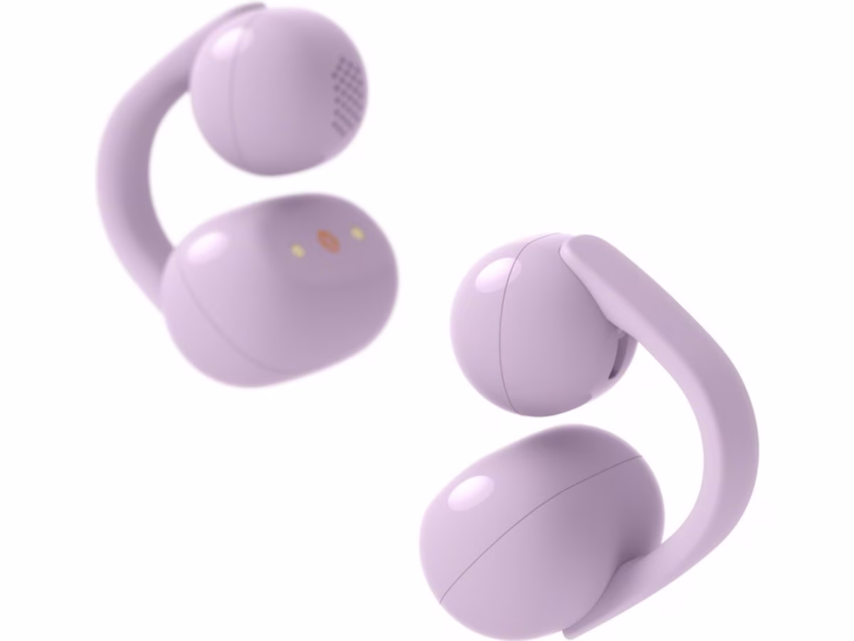 Sony LinkBuds Clip åpne øretelefoner (lavendel)