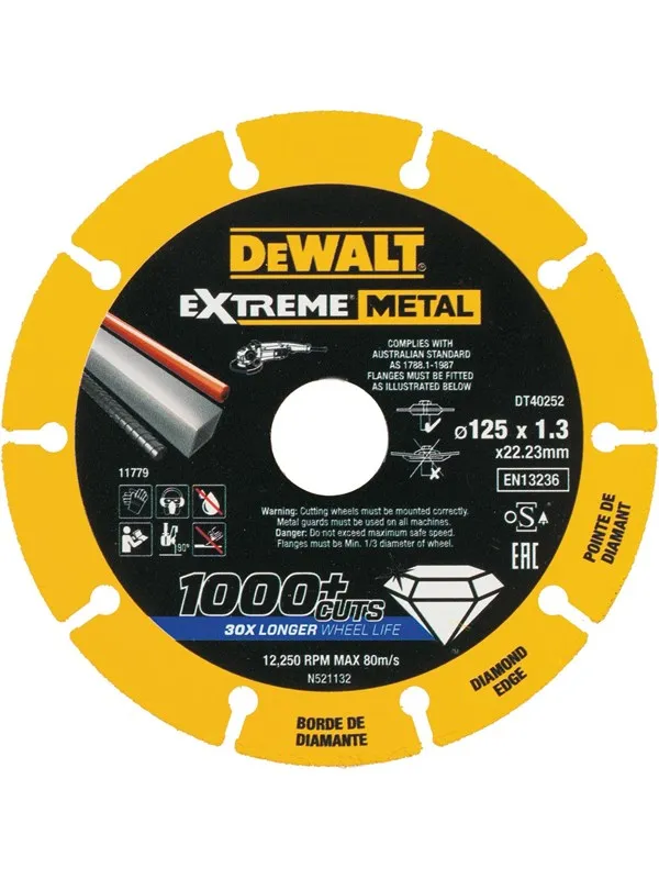 Dewalt Diamantskive 125x22 23x1,3mm - DT40252