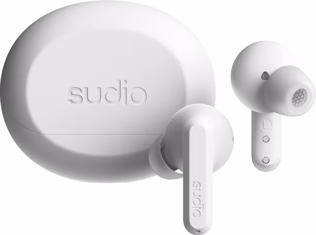 Sudio D11 in-ear hodetelefoner (hvit)