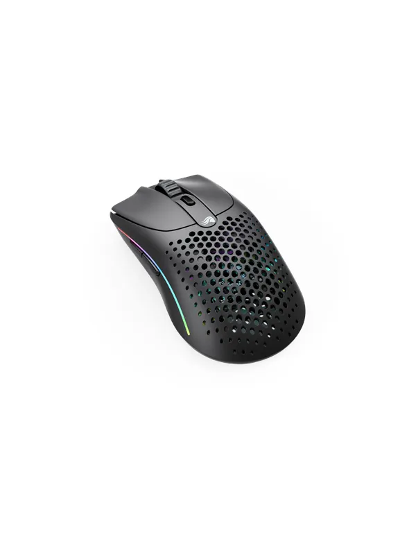 Glorious Model O Wireless 2 - Matte Black - Gaming mus - Optisk - 6 - Svart med RGB-lys