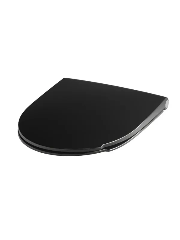 Pressalit Spira art toiletseat black with soft close and quick release
