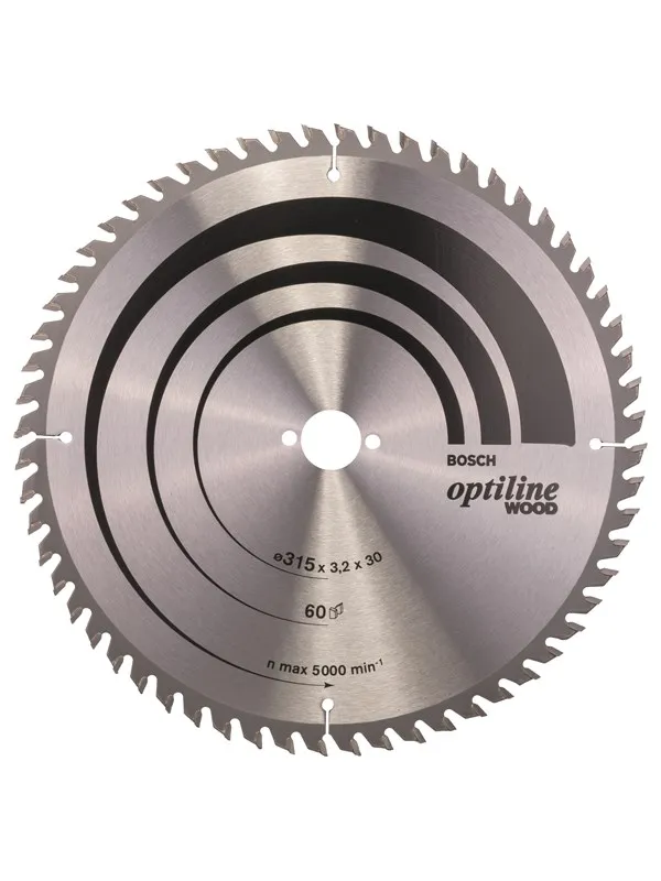 Bosch Sirkelsagblad Optiline Wood 315 x 30 x 3,2 mm, 60