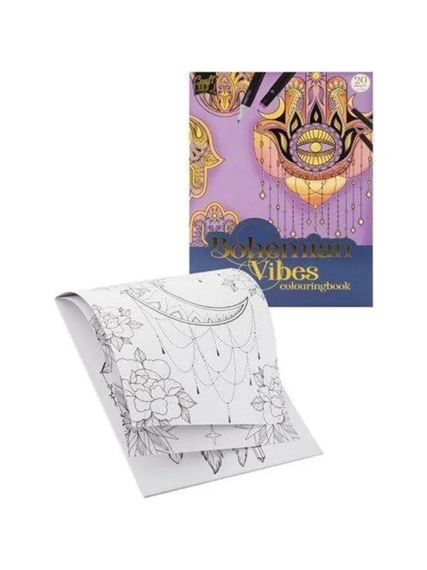 Creative Craft Group Coloring book A4 20 sheets. 250g. 2 Bohemian Vi