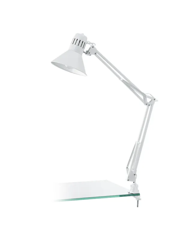 EGLO FIRMO desk lamp with clamp white