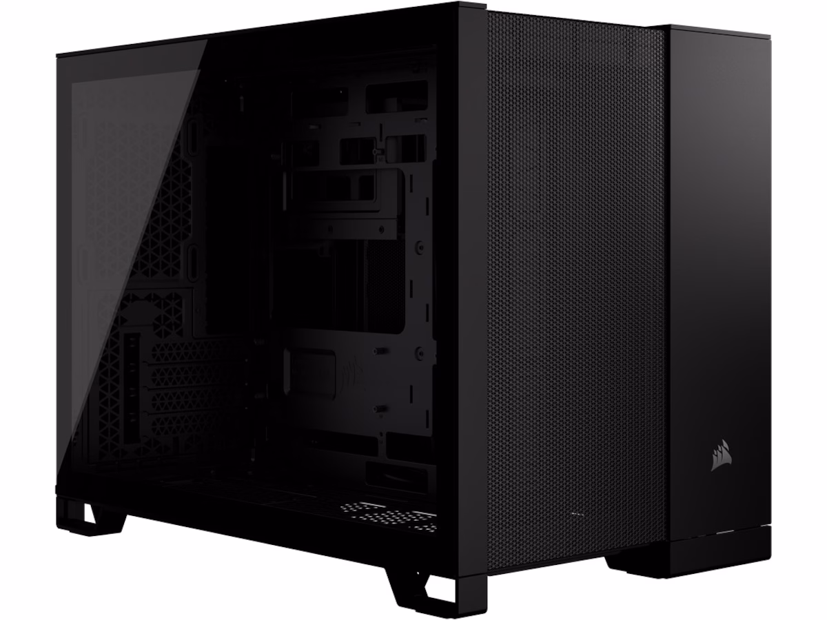 Corsair 2500D Airflow - Dual Chamber - Kabinett - Minitower - Svart