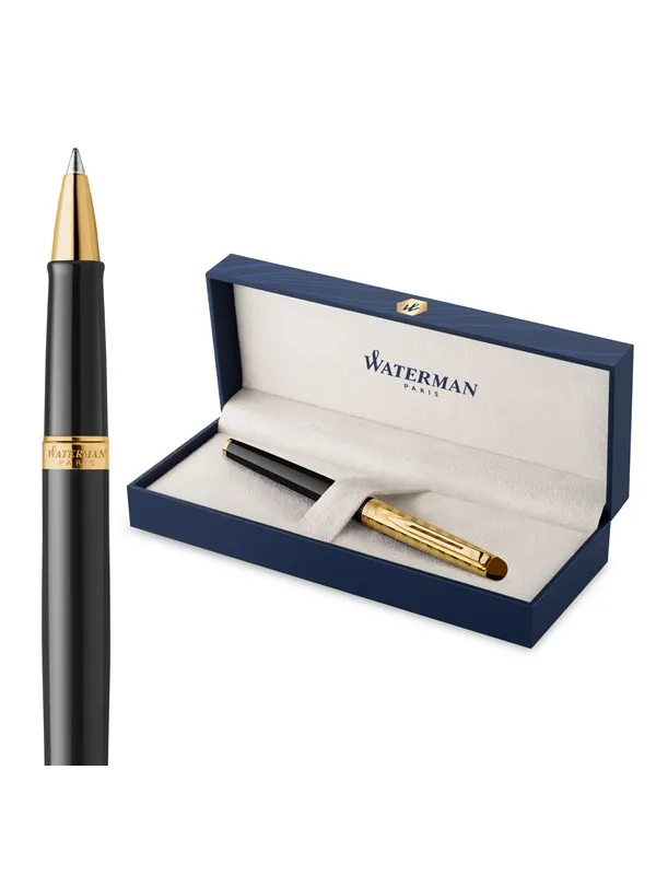 Waterman Hémisphère 'The Opera Collection' Black & Gold G.T. Rollerball F Black ink