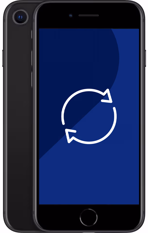 Brukt iPhone SE smarttelefon 64GB (sort)