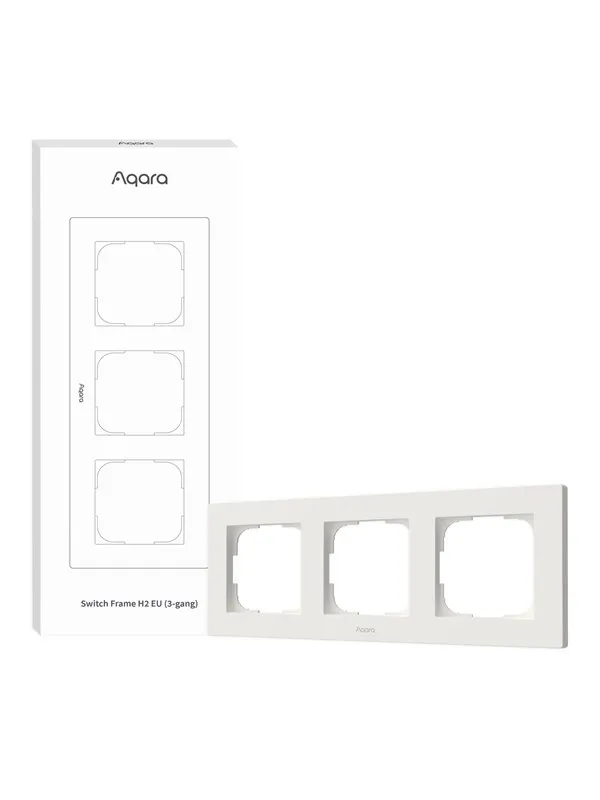 Aqara Switch Frame H2 EU White (3-gang)