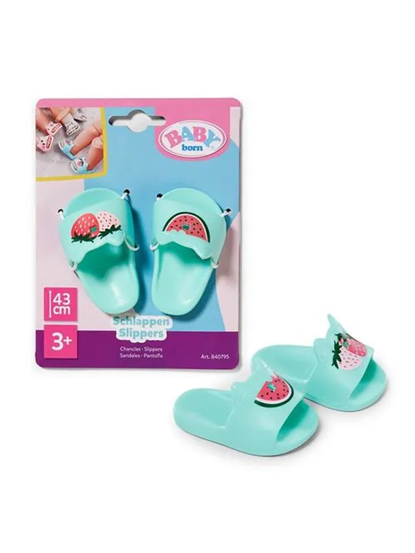 Baby Born Slippers 3 assorted 43cm
