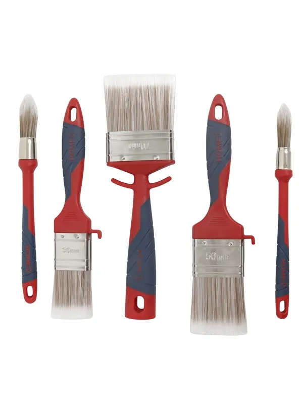 Work>it Brushes in Sets of 2 Round and 3 Flat