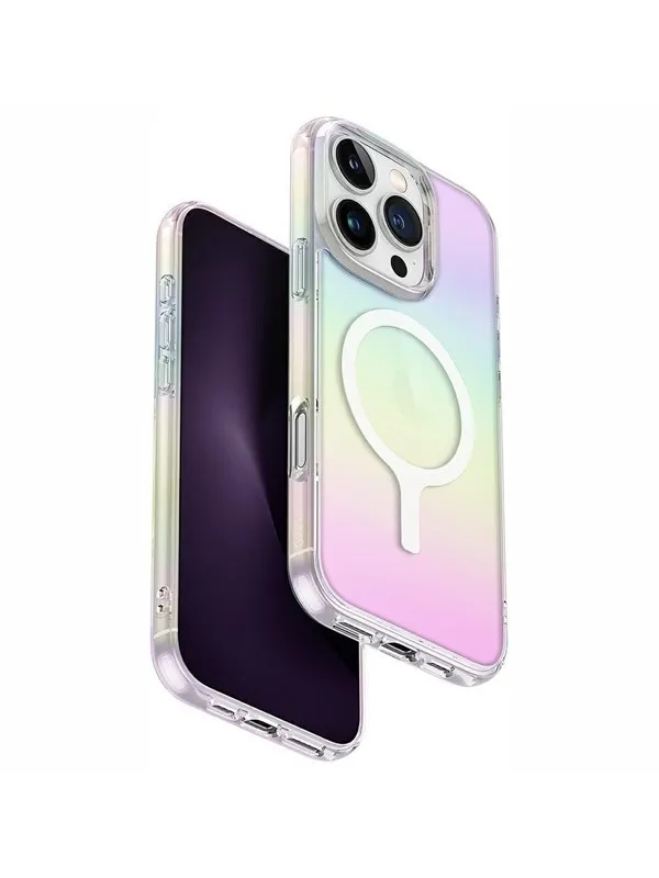 UNIQ Iridescia Magclick Charging Case for iPhone 16 Pro - Multicolor