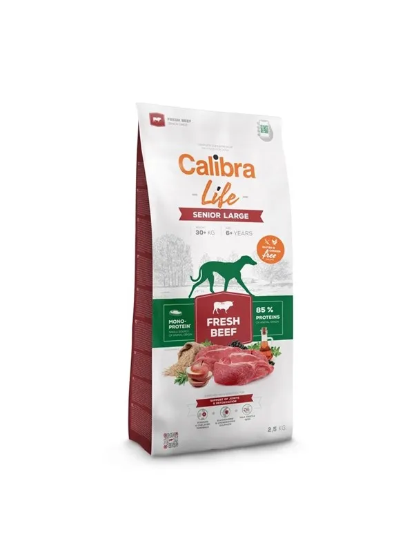Calibra Life Senior Large Fresh Beef - dry dog food - 12kg