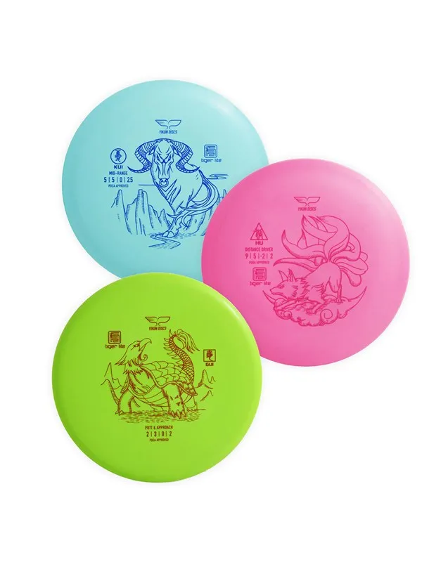 Yikun Disc Golf Sæt 3-pak