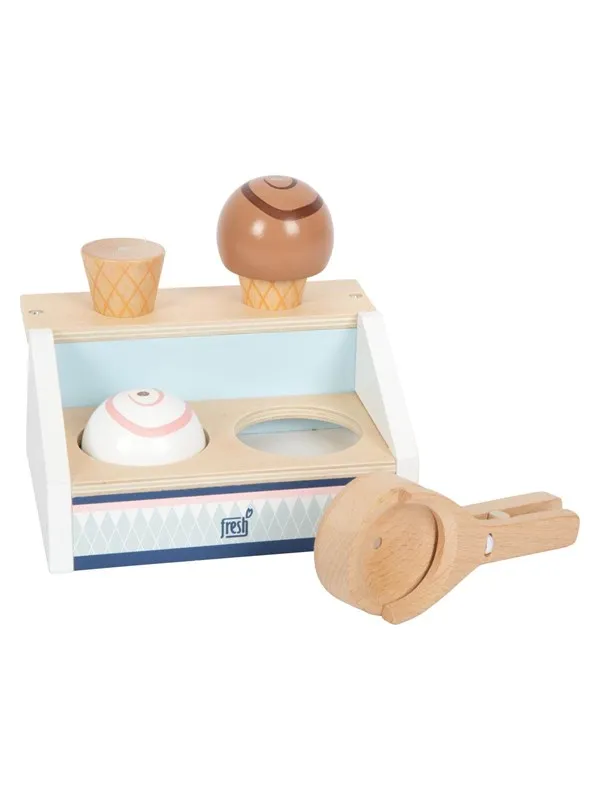 Small Foot - Wooden Compact Ice Cream Stand Fresh.