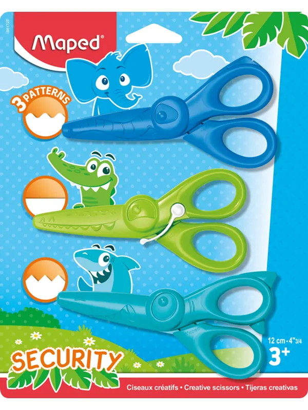 Maped Kidicraft set of scissors x3