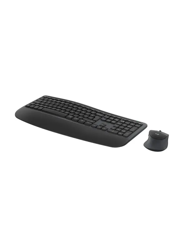 Logitech Signature Comfort Plus Combo MK880 for Business - Tastatur & Mussett - Dansk/norsk/svensk/finsk - Grå