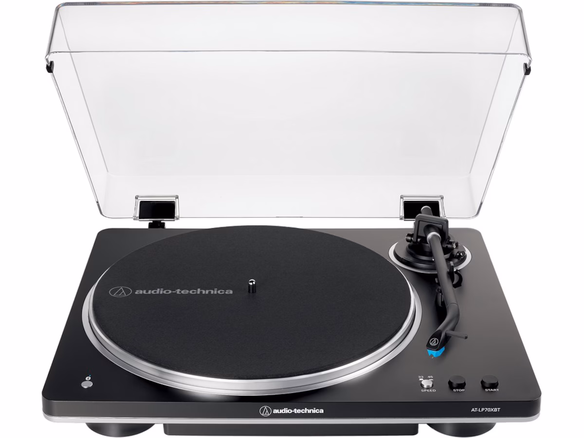 Audio-Technica AT-LP70XBTBS platespiller (sort/sølv)